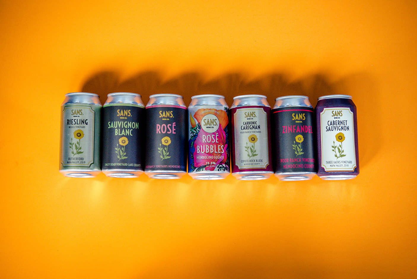 sans wine co. canned wine, natural wines